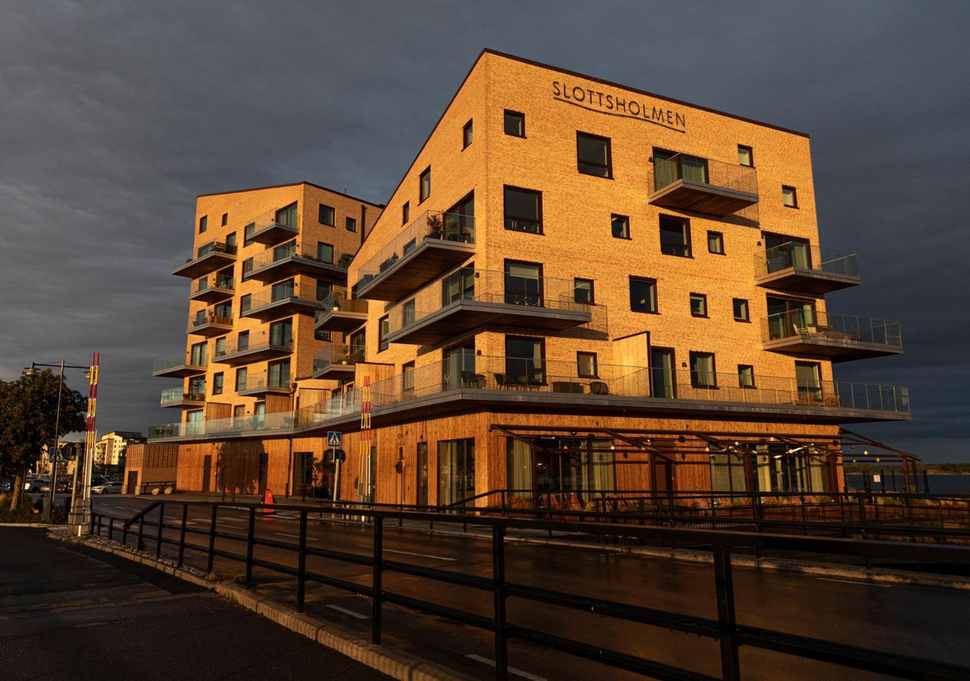 Slottsholmen Hotell Och Restaurang Västervik Kültér fotó